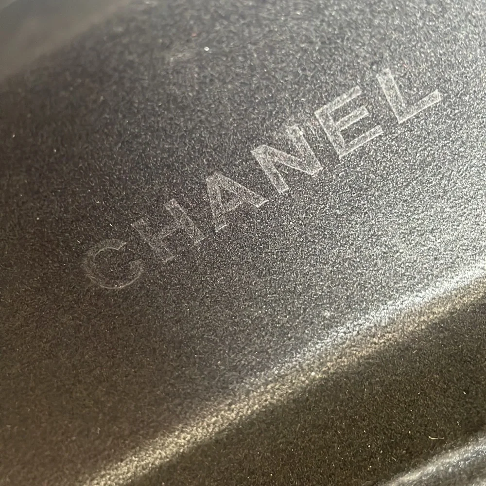 Chanel Sunglasses Glasses Out of Protective Case Large Ergonomics Black - Picture 13 of 16